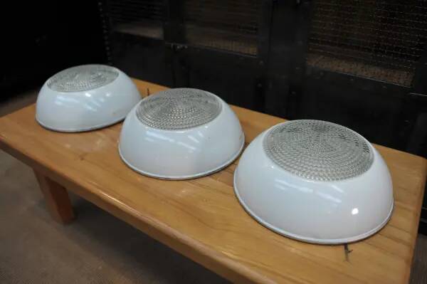 Antique glass lamps from the 1970s