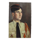 Portrait de militaire signé et daté 1952