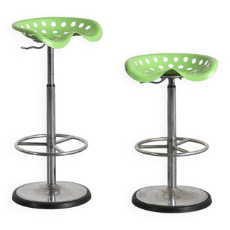 Tabourets de bar "Faucheuse" par Etienne Fermigier pour Mirima