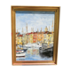 Painting port of St Tropez signed J.P. Rémon