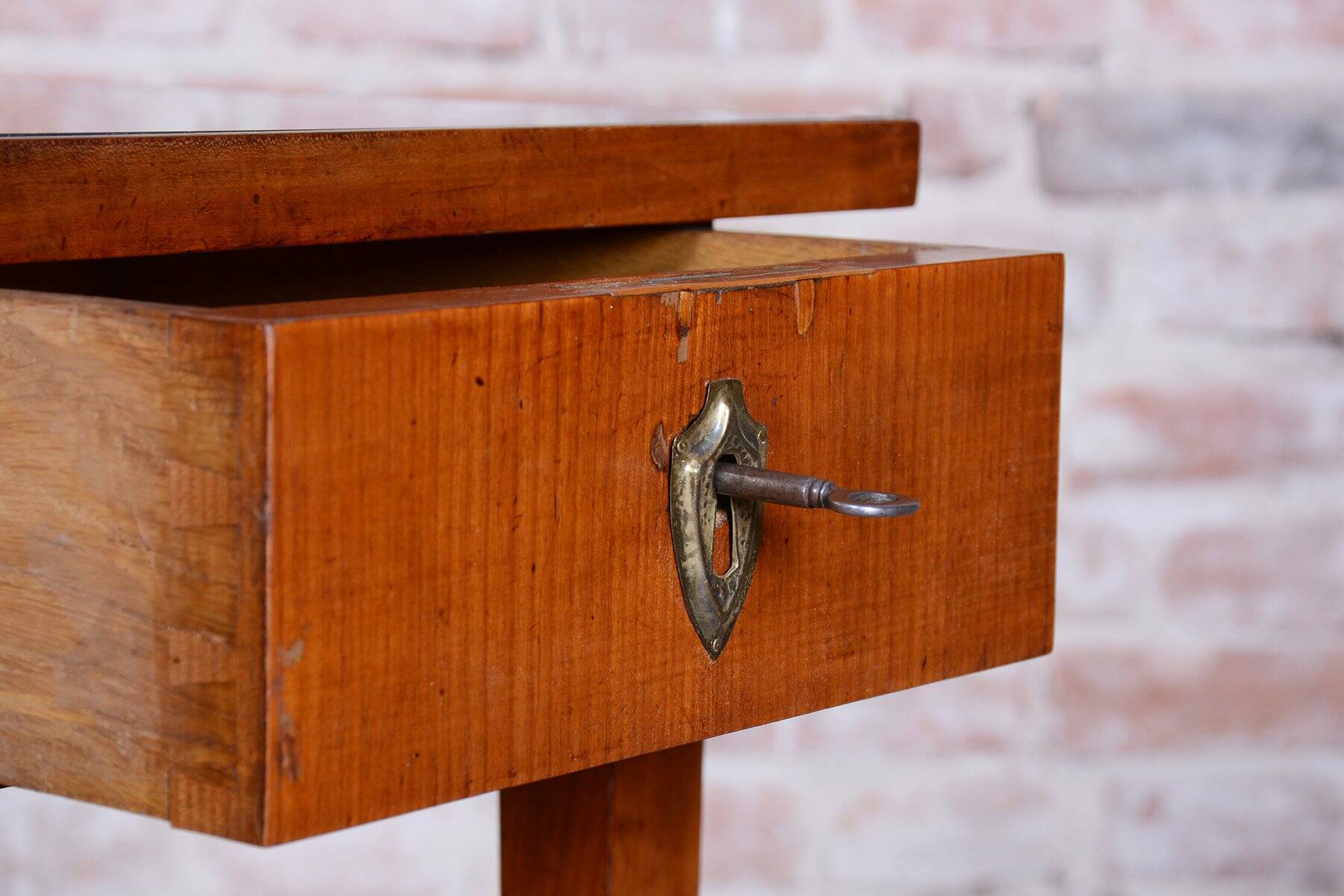 Small Biedermeier Side Table in Cherry, 1840s