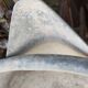 Large old zinc bathtub tank