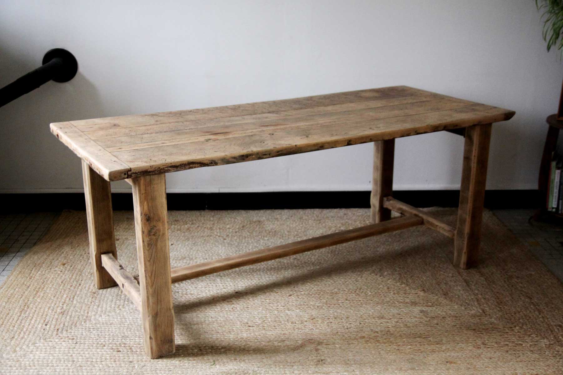 Table de ferme en bois ancienne