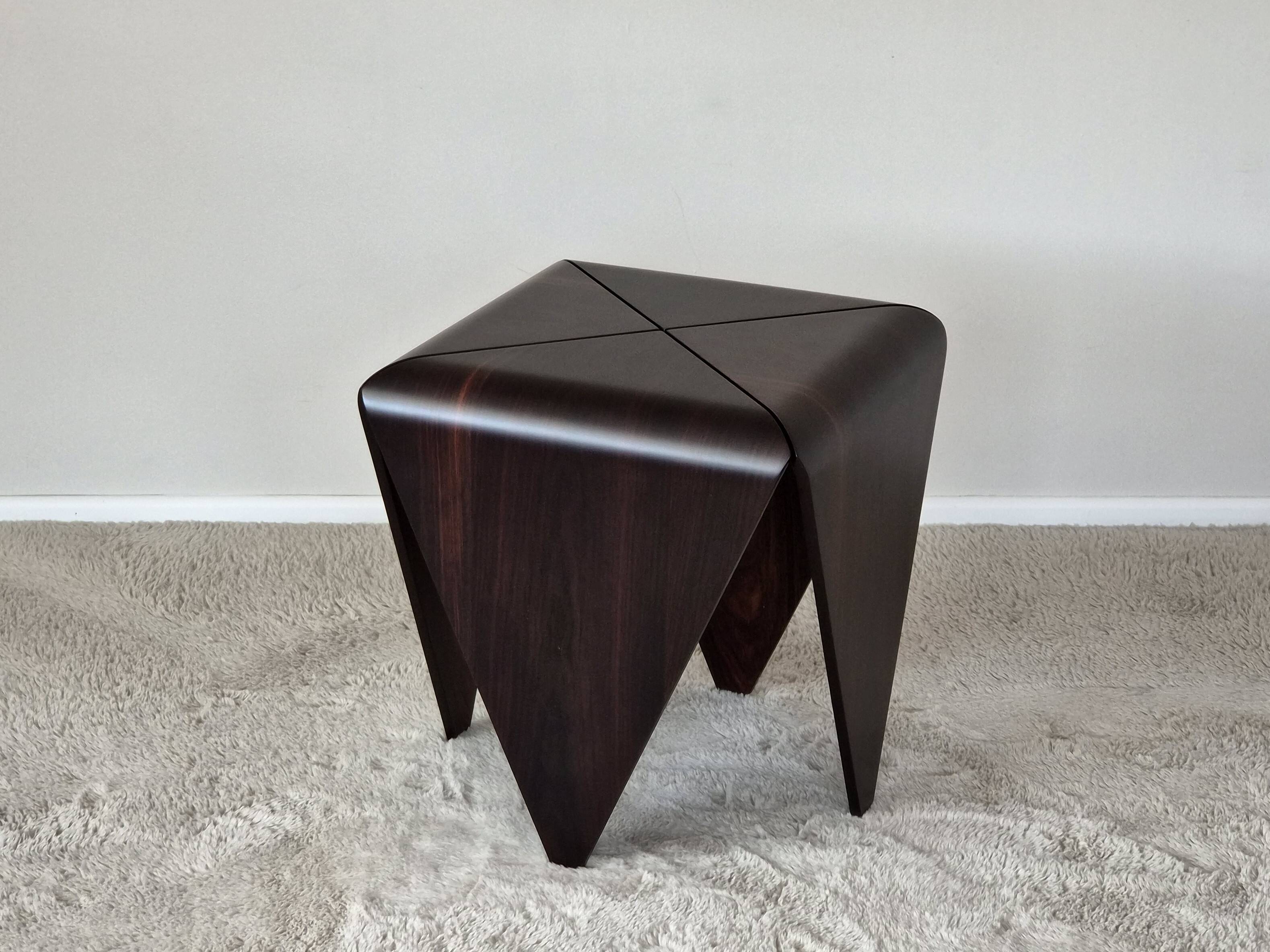 Petalas Side Tables by Jorge Zalszupin, Rosewood