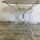 Iron garden table