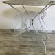 Table de jardin en fer