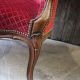Armchair and footrest napoleon III