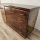 1940s Art Decò sideboard in walnut and blond walnut