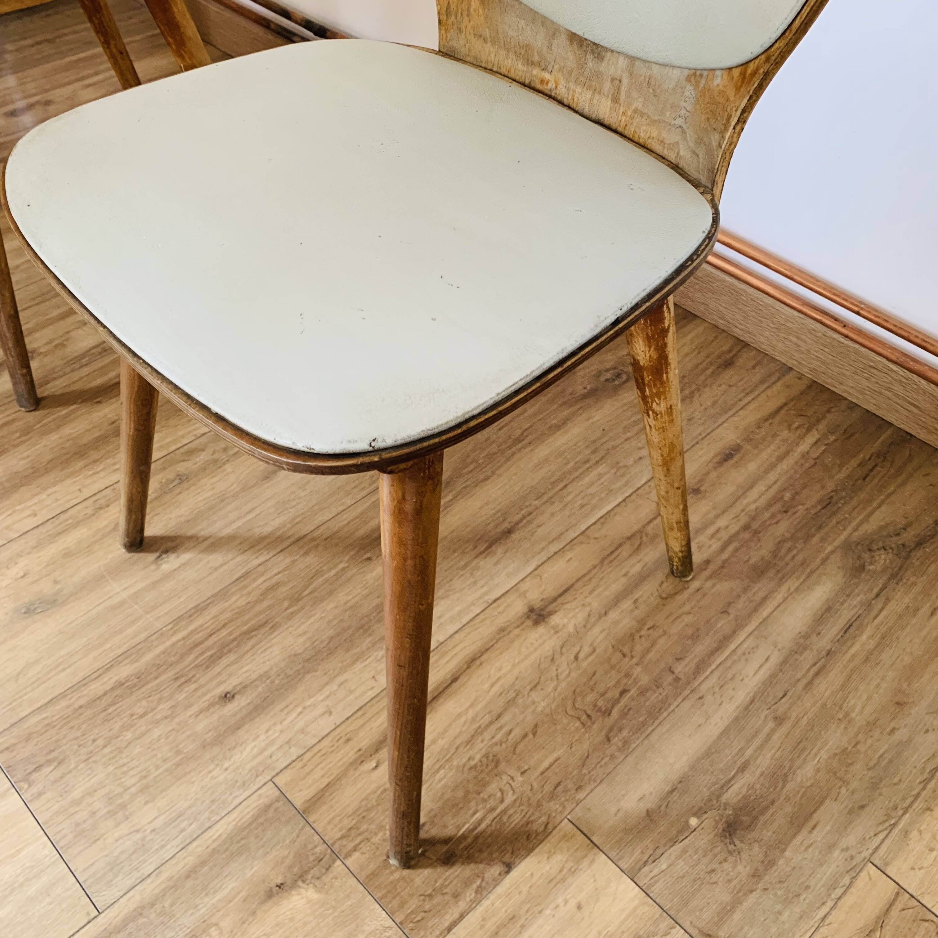 Paire de chaises vintage baumann