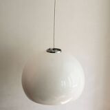 1970's Large White Ceiling Pendant
