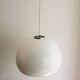1970's Large White Ceiling Pendant