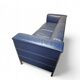 Poltrona Frau set / dark blue leather / Talus / sofa - chairs - / 3 seater / 2 x lounge chair