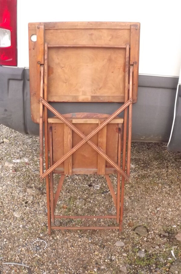 Pupitre d'écolier Art-nouveau repliable