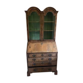 Secretaire anglais avec bibliothèque