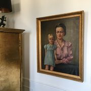 Tableau portrait mère et fille