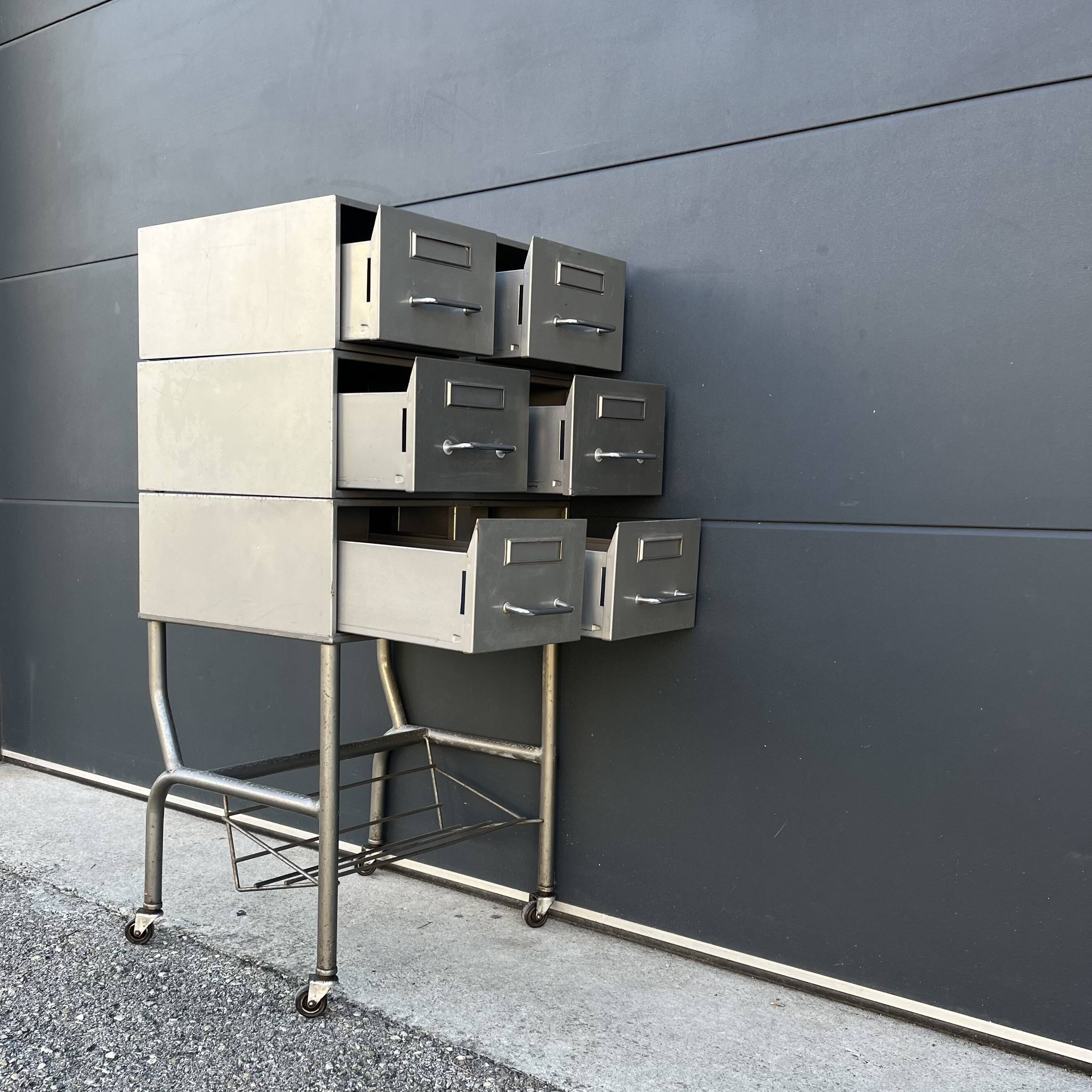 Industrial furniture with drawers
