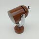 Brown wall lamp by S. Indra, from the 70's, Czechoslovakia