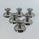 Set of 6 vintage ice cream bowls in 18/10 stainless steel - Bistro Style