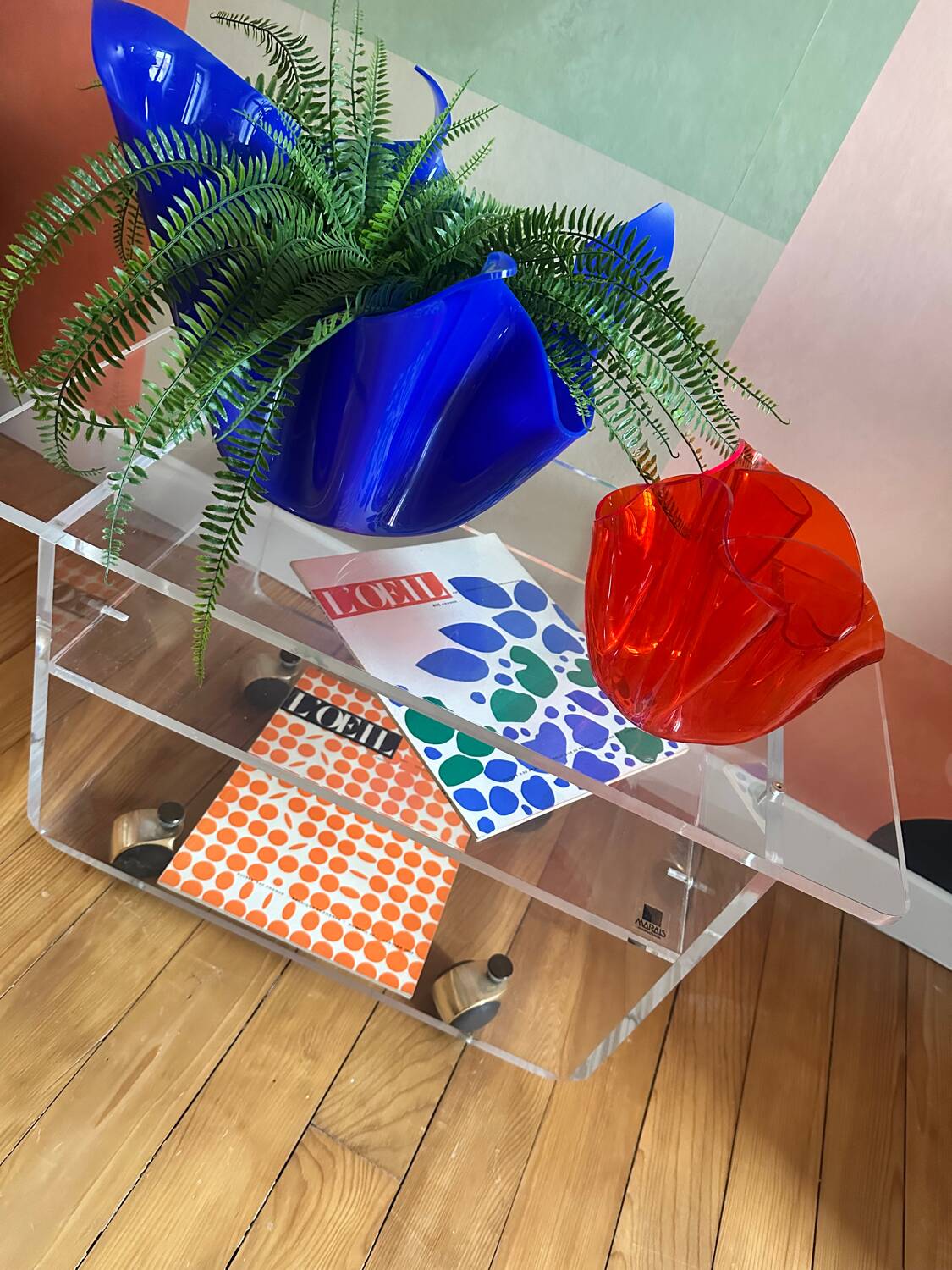 Coffee table or side table, Le Marais International, David Lange