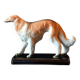 Chien Barzoï en céramique vintage