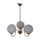 Brass and opaline luster