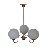 Brass and opaline luster