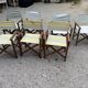 Lot de 7 chaises de jardin vintage