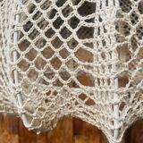 Vintage crochet bohemian pendant light