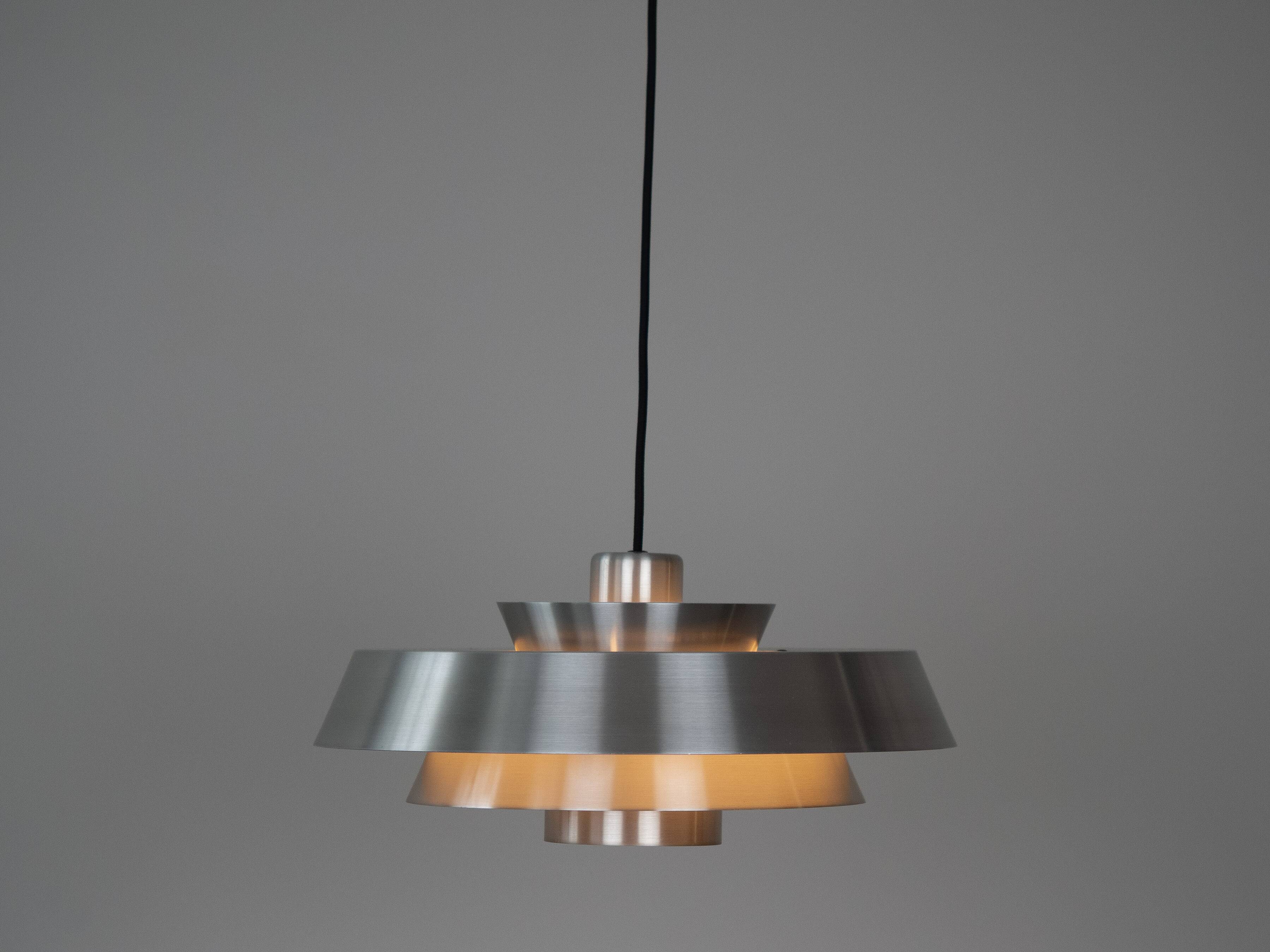Danish vintage Nova pendant lamp by Jo Hammerborg, Fog og Morup, 1963