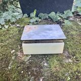 Boite à bijoux en onyx vintage