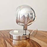 Paire de lampes design Space Age 1960 chromées