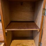 Antique wall-mounted toilet cabinet