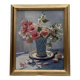 Signed framed painting Oil on canvas dimensions: height -59 cm - width -49 cm -