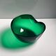 Bol en verre fait main par Glasstorm Scotland - années 1950