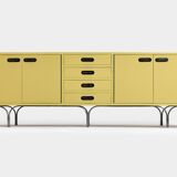 Industrial Vintage Mid-Century Sideboard, Steel, 1960s