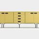 Industrial Vintage Mid-Century Sideboard, Steel, 1960s