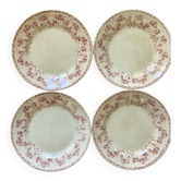 4 Assiettes plates terre de fer