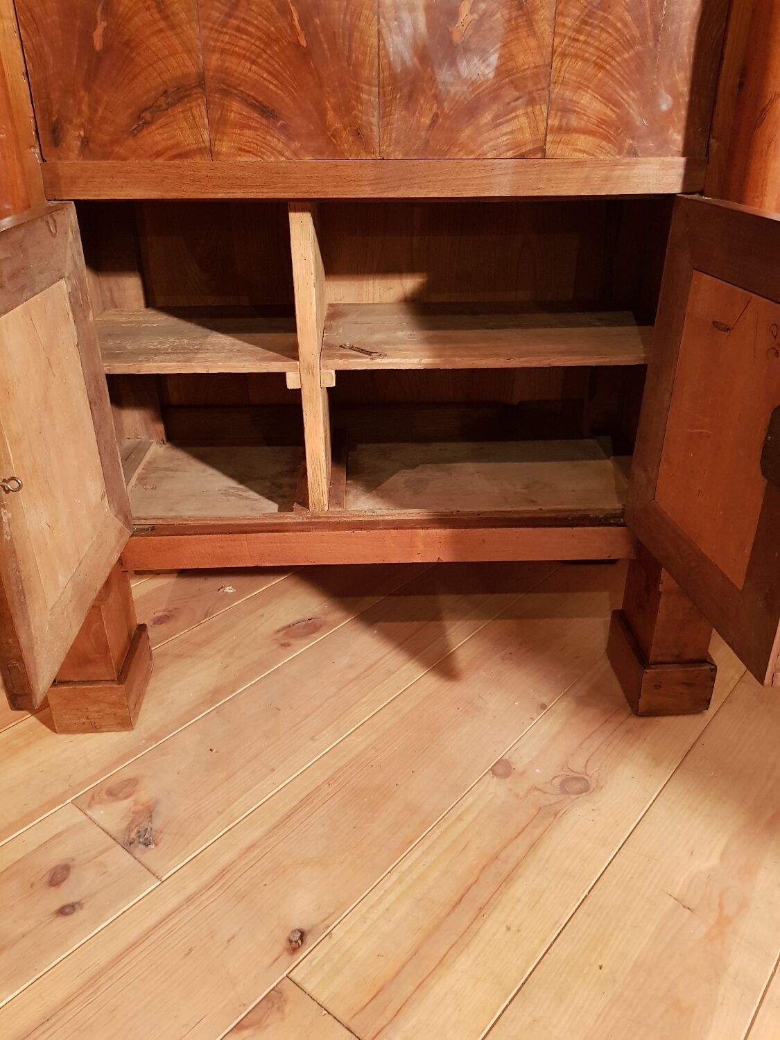 Empire secretary in walnut.