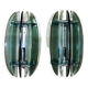 Pair of Veca wall lights