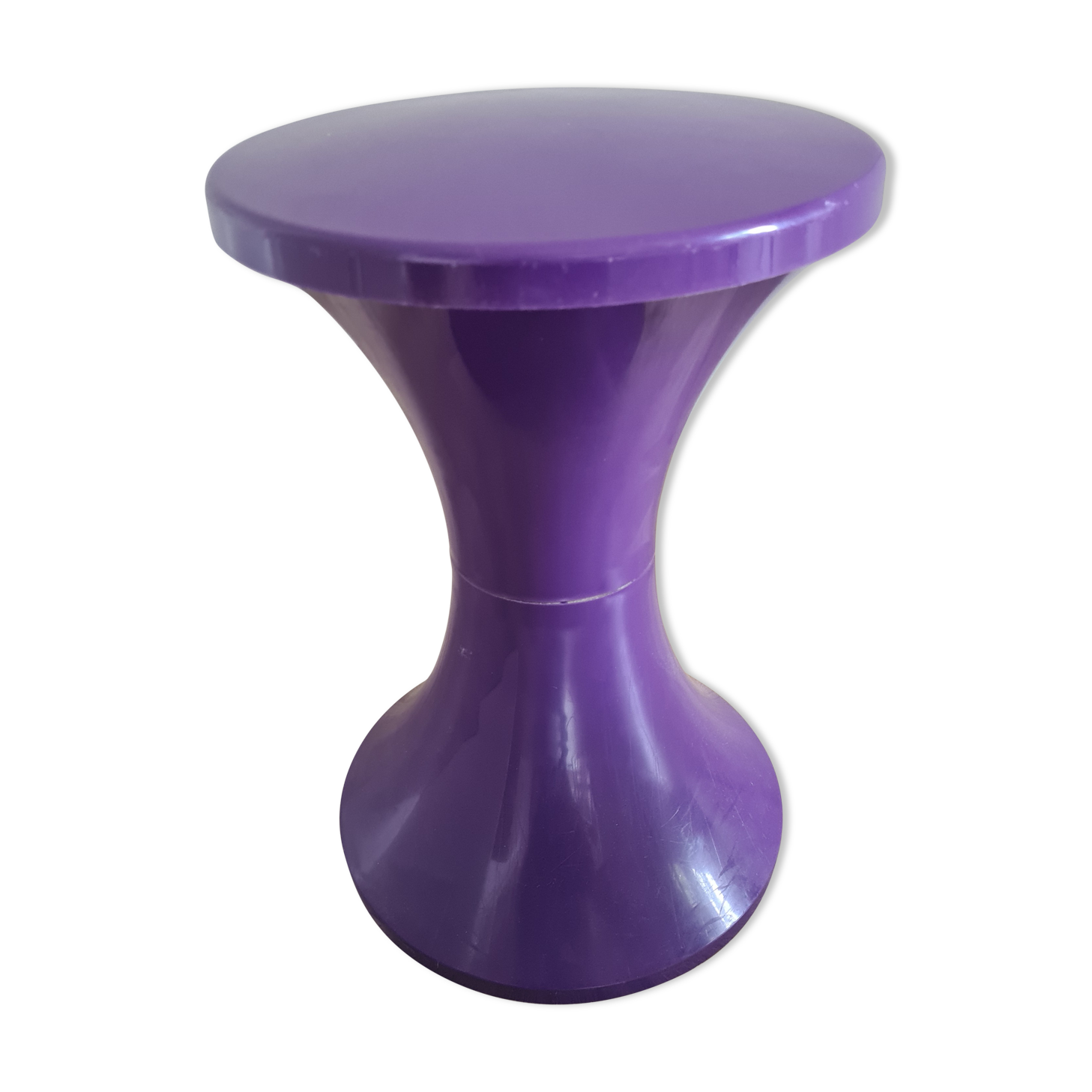 Old Tam Tam Stamp Purple / Vintage Stool