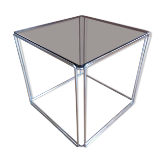 Table basse chromée Max Sauze