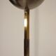 Chromium post-modernist lamppost - brass 1970s