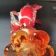 Vase Soliflore/Figurine Poisson Espadon en verre d Art soufflé Murano Italie. Haut 29 cm