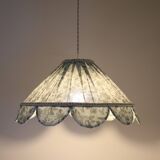 Mika "savannah" conical textile suspension with petal finish