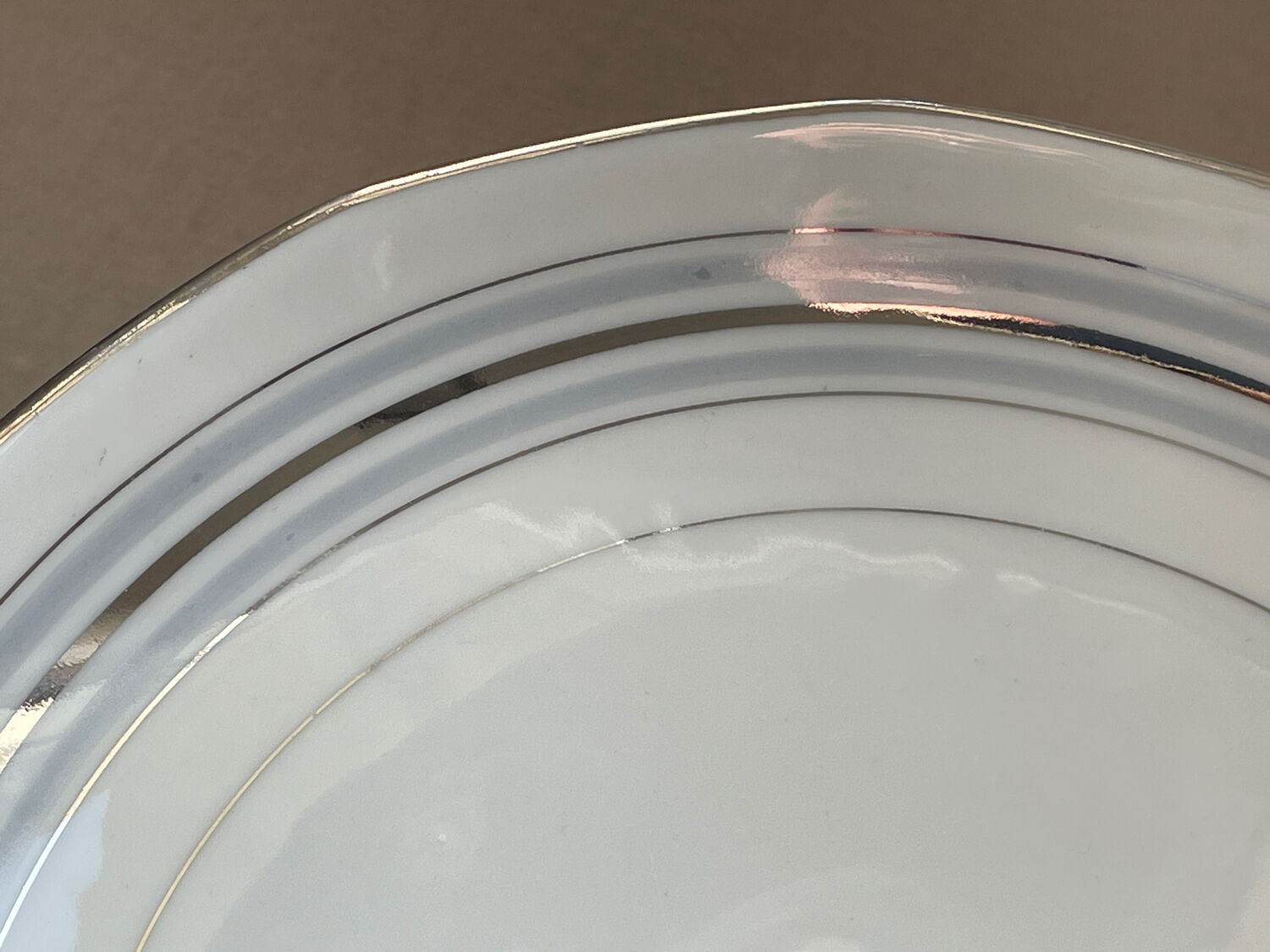 Antique footed compote – French porcelain M&S – centrepiece