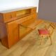 Daybed / Modular Desk Furnished in Vintage Blond Oak 1950