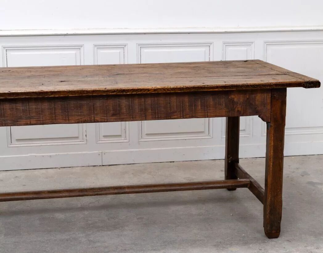 Table de ferme en chêne massif « Toulouse » 250cm 1890
