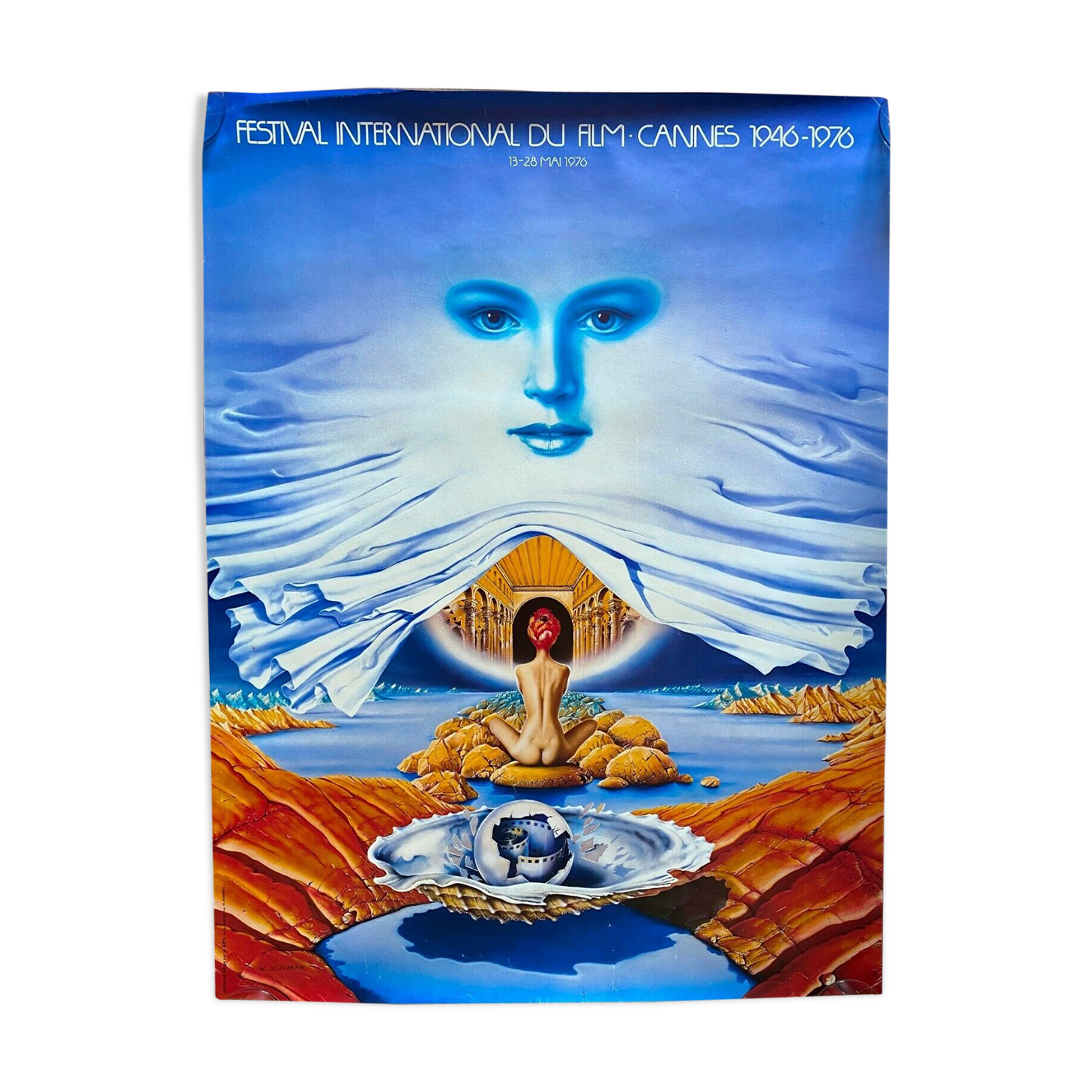 Cinema poster "30th Cannes Film Festival 1976" Siudmak 58x77cm