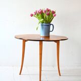 Vintage Swedish Déco birch side table, 1940s