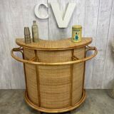 Vintage rattan bar